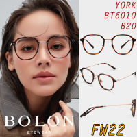 FW22 BOLON กรอบแว่นสายตา รุ่น YORK BT6010 B20 [TR+Titanium/β-Titanium] แว่นของญาญ่า