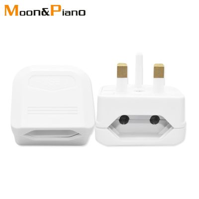 【lz】۞✲✣  Reino unido conversão plug adaptador ue euro europeu para reino unido portátil ao ar livre viagem adaptador de parede conversor soquete maldivas malásia