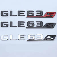 3D ABS สีดำรถพิทักษ์รูปลอก V8 BITURBO ด้านหลัง T Runk สัญลักษณ์สติ๊กเกอร์โลโก้ GLE63S ตราสำหรับ AMG GLE 63วินาที W167 W166