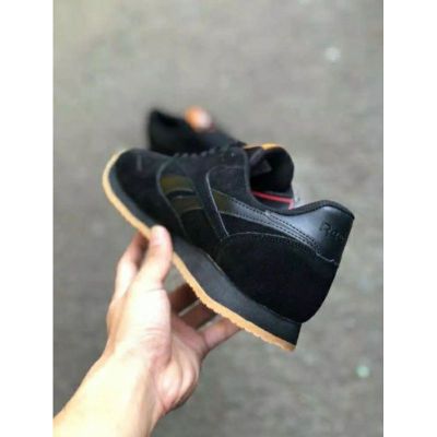 PRIA Men S Sneaker Shoes Classic Black Gum Import