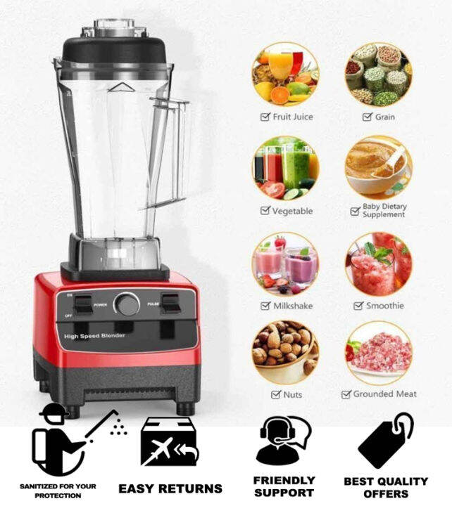 1.5 Liter Heavy Duty Commercial Blender Juice blender Lazada PH