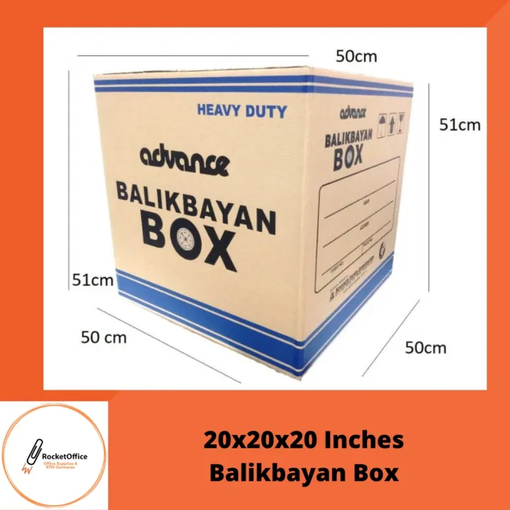 Balikbayan box Storage LBC CARGO heavy duty Brown Storage box good