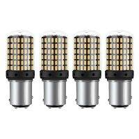 4Pcs 3014 144Smd Canbus Bulb P21W 1157 BAY15D Car Led Bulb Daytime Running Turn Signal Bulb Super Bright