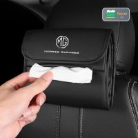 Car Napkin Holder Hanging Auto Sunshade Storage Tissue Box for MG ZS HS GT HECTOR MG3 MG5 MG6 MG7 Car Accessories