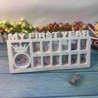 3 Colors Baby Growth Record 12 Months Photo Frame Souvenir Growing Memory Gifts My First Year Pipe Fittings Accessories