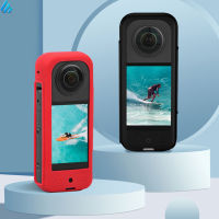 ESTO คริสต์มาสของขวัญซิลิโคนกรณีเลนส์ Protector Body Drop-Resistant Shell อุปกรณ์เสริมสำหรับ Insta360 X3 Panoramic Camera