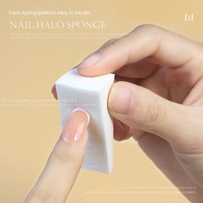 ‘；【。- 8Pcs/Bag Nails Sponge Gradient/Halo Print Block Design A Mainicure Tools DIY Creative Starry Sky Accessories Pedicure DIY Beauty