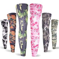 Cycling Leg Sleeve Camouflage Camping Race gaiter Leg Cover Basketball Leg Guard Ice Silk Warmer UV Protect Sport Safety Legging Supports Braces