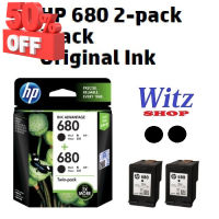 ตลับหมึกแหัวพิมพ์แท้ HP 680 2-packs Black Original Ink Cartridges #หมึกเครื่องปริ้น hp #หมึกปริ้น   #หมึกสี   #หมึกปริ้นเตอร์  #ตลับหมึก