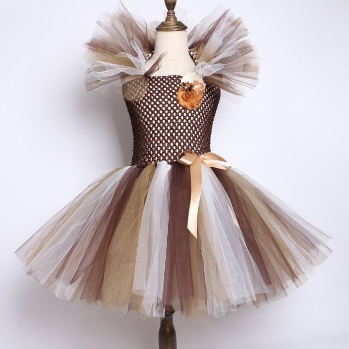 wild-lion-mane-tutu-dress-brown-flowers-baby-girls-party-dresses-children-clothes-animal-cosplay-halloween-lion-costume-for-kids