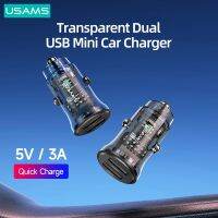 【Aishang electronic】USAMS 5V15WUSBChargerCar Quick Charger พร้อม Light13iPadSamsung Xiaomi