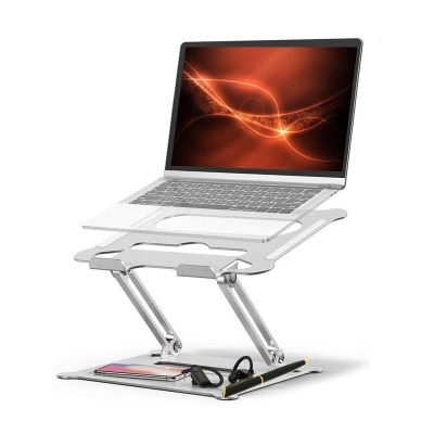 Aluminum Alloy Adjustable Laptop Stand Folding Portable for Notebook MacBook Computer Bracket Lifting Cooling Holder Non-slip Laptop Stands