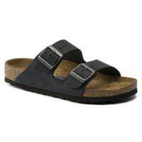 Burken Birkenstock Classic Arizona Two Cushioned รองเท้าแตะลําลอง สีดํา (Niubago Pi) d1