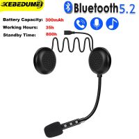 【LZ】☄❦✎  Motocicleta Capacete Headset Handsfree Call Kit fone de ouvido sem fio estéreo para Rider MP3 Music Player Bluetooth 5.2 SK-33