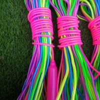 Double pipe flash PVC plastics rope skipping movement style children skip sports fitness products