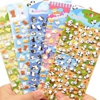 Kawaii Cartoon Puffy 3D Kids Stickers Mini Animals Stickers for DIY Scrapbooking Diary Album Decoration Children Gifts Stickers