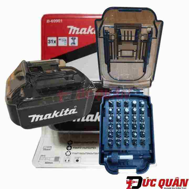 Mũi Vít đựng Trong Hộp Hình Vỏ Pin Makita B-69901 (31 Chi Tiết/bộ ...