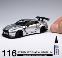 RADITZ RS STARDUST FLAT ALUMINUM สีอะลูมินั่มสตาร์ดัสท์ด้าน 60 ml. สีแอร์บรัช สีพ่นโมเดล