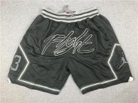 【Feb】 High qual high-quality 2022 New NBA͛ 23 Michael Jordann Just Don Embroidery Flight Black Basketball Shorts Pants