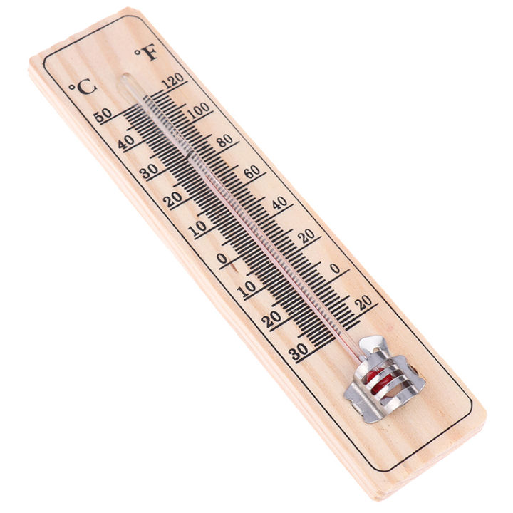 Long Wall Hanging Thermometer Hygrometer Indoor Outdoor Garden Garage  Office Room Hanging Logger Temperature Measurement Tool