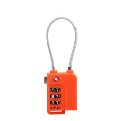 3 Cupboard Suitcase Wire Security Padlock Luggage Locker Steel Digit Lock