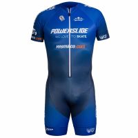 Powerslide Team Triathlon Skate Suit Skinsuit Speed Skaters Suit Inline Roller Racing Speed Skats Clothing Skating Cozy Jumpsuit Training Equipment