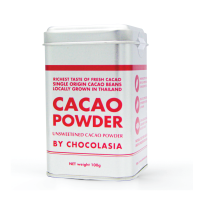 ผงโกโก้ สกัดเย็น (ผงคาเคา) สูตร01 เฮาส์เบลนด์ Cacao Powder No.1 House Blend (100g.)  Superfood โกโก้คีโต CHOCOLASIA