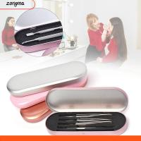 ZONGMA 2pcs หลากหลายรูปแบบ สำหรับครีมบาล์ม กล่องโลหะใส่ของ กระป๋องชากระป๋อง ขวดรีฟิล ภาชนะบรรจุเครื่องสำอาง โถดีบุกอลูมิเนียม