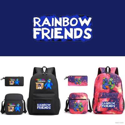 HZ Roblox Rainbow Friends 3IN1 Bag Suit Backpack Shoulder Bag Pencil Case School Gift For Kids Large Capacity ZH