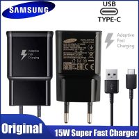 Samsung ชาร์จเร็ว15W,ที่ชาร์จอะแดปเตอร์ไฟ Usb สายเคเบิล Type C สำหรับ Galaxy S10 S10e Z พลิก Note9 M62 M40