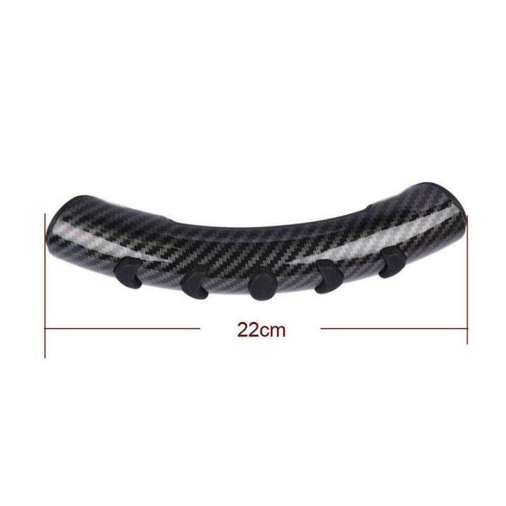 hot-cppppzlqhen-561-universal-car-interior-steering-wheel-booster-cover-carbon-fiber-non-slip-cover-อุปกรณ์ดัดแปลงรถยนต์3สีสามารถเลือกได้