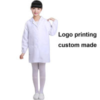 Custom Made Children Girs Surgical Uniform Carnival Halloween Kids Boys Cosplay Costumes Lab Dentist Coat Dance Wear Performance