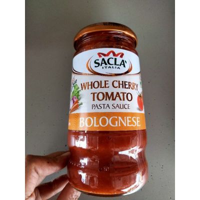 🔷New Arrival🔷 Sacla Whole Cherry Tomato Pasta Sauce Bolognese ซอสพาสต้า 420g. 🔷🔷