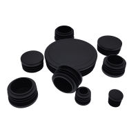 10PCS Plastic circular plug Furniture Leg plug Anti Slip Feet Protector Pad Black Plastic round tube cap plug 76mm