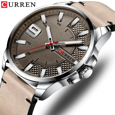 Top Brand Luxury Business Watch Men CURREN Watches Mens Quartz Leather Wristwatch Luminous Hands Clock Male