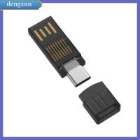 DENGXUN อะแดปเตอร์ OTG อเนกประสงค์ USB โทรศัพท์มือถือ2.0การ์ดความจำอ่านประเภท C เครื่องอ่านบัตร TF