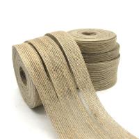 5yards 6mm-38mm Natural Vintage Jute Burlap Ribbon DIY Weddings Belt Strap Floristry Birthday Party Christmas Decoration Craft Gift Wrapping  Bags