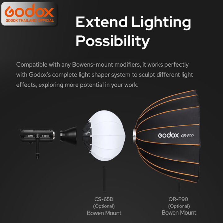 godox-led-sl300ii-320w-5600k-white-ver-bowen-mount-รับประกันศูนย์-godox-thailand-3ปี-sl300-sl-300-ii