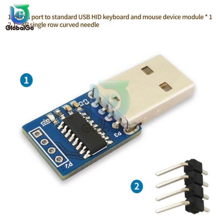 CH9329 Module Serial Port to Standard USB HID Keyboard and Mouse Device