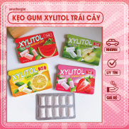 Vỉ kẹo Cao Su XYLITOL hương trái cây gồm 4 vị