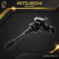 คอยล์จุดระเบิด MITSUBISHI LANCER CEDIA 1.6 / New Lancer 1.6 / 4G18 ตรงรุ่น 100% - SCM-673 - SURES MADE IN JAPAN - คอยล์หัวเทียน มิตซูบิชิ ซีเดีย ซีเดียร์ MD361710