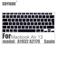 【Xiaohongs keyboard film 】  สเปนแล็ปท็อปแป้นพิมพ์ปกคลุมสำหรับ Macbook Air 13ซิลิโคนฟิล์มป้องกันแป้นพิมพ์กรณี Air13 2020 A1932 A2179แล็ปท็อปผิว