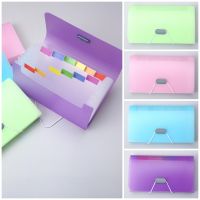 【CC】 A6 File Document Expanding Organ Data Book Bill Organizer Multi-layer Folder Stationery Storage