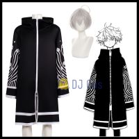 Anime Tokyo Revengers Cosplay Costume Senju Kawaragi Brahman Kimono Robe Cloak Silver Wig Trench Uniform Halloween Party