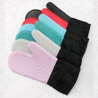 1PC Oven Mitts Golve Kitchen Supplies Cotton Silicone Thick Microwave Oven Gloves High-temperature Hot Insulation Gloves