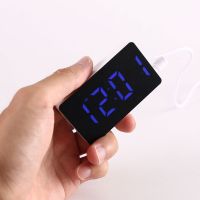 Led Mirror Alarm Clock Home Furnishings Electronic Watch Digital Desk Bedroom Decoration Desktop Smart Accessories Hours