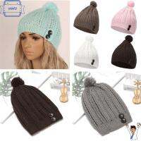 HAHFD Soft Stretch Stretchy Beanie Crochet Warm Hat Women Knitted Caps