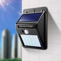 Solar Sensor Light Outdoor Waterproof 20 30 Leds Sunlight Powered Lamp For Garden Decoration Solar Wall Spotlights Foco Solar Outdoor Lighting