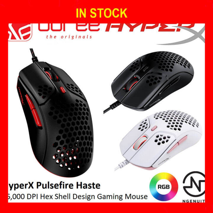 HYPER X HYPERX PULSEFIRE HASTE HEX SHELL RGB WIRED / WIRELESS GAMING