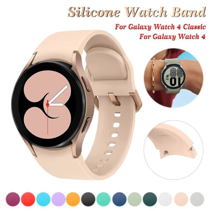 สายใหม่ซิลิโคนสำหรับนาฬิกา-samsung-galaxy-watch-classic-6-47mm-43mm-5-pro-45mm-galaxy-watch-4-classic-42mm-46mm-สายสายนาฬิกาข้อมือข้อมือสำหรับ-galaxy-watch-6-5-40mm-44mm